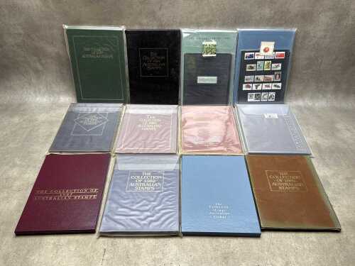 Australia Post year books of stamps x 12