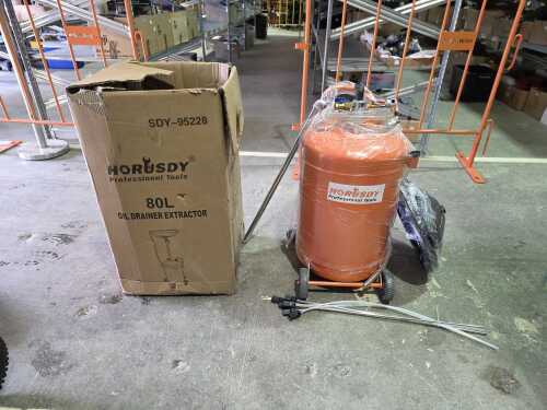 Horusdy 80L oil drainer extractor