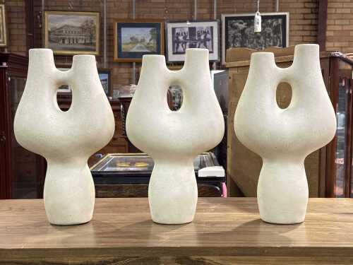 Three modern ceramics