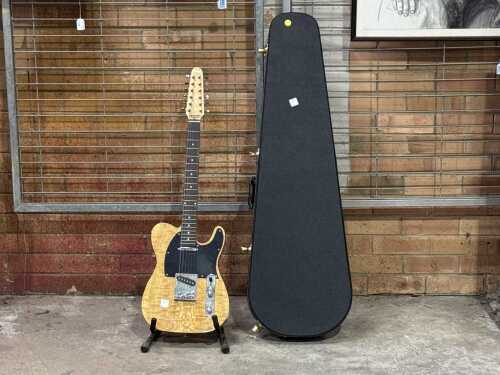 Haze 12-string Telecaster-style electric guitar in hard case
