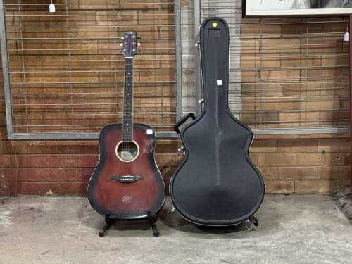Essex Custom Guitars acoustic guitar in hard case