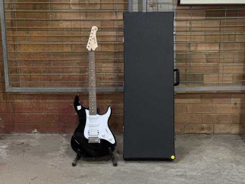 Yamaha Pacifica Stratocaster electric guitar in hard case