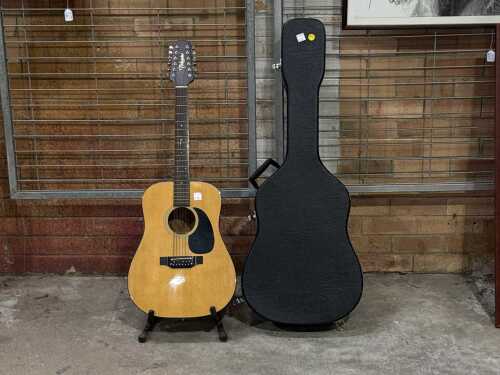 Takamine 12-string acoustic-electric guitar in hard case