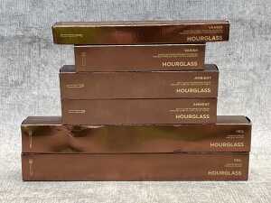 Group of Hourglass makeup brushes