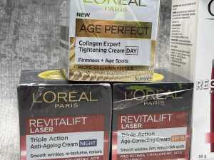 Group of Olay & L'Oreal products - 2