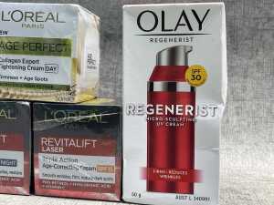 Group of Olay & L'Oreal products - 3