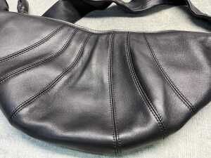 Designer-style brown handbag with stitch detail - 3