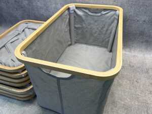 Eight foldable laundry baskets - 2