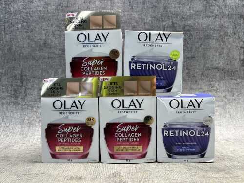 Group of Olay products