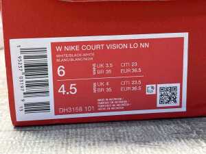 Nike Court Vision Low Next Nature size US 6 Women's - 5