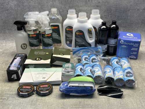 Group of cleaning products