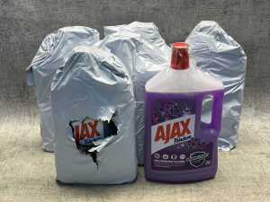 Six Ajax Fabuloso multi-purpose cleaner bottles 2L