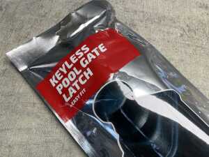 Two Safetech keyless pool gate latches - 3