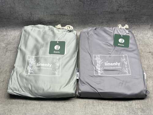 Two Linenly bed sheet sets size Queen