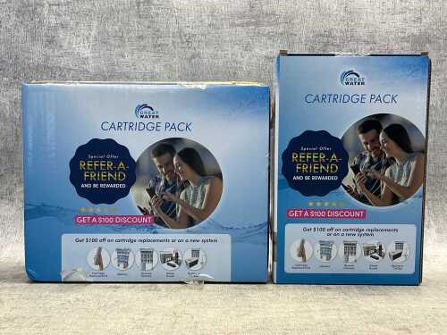Two Great Water cartridge packs