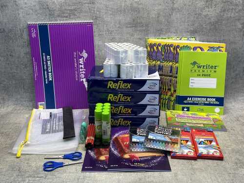 Group of office supplies