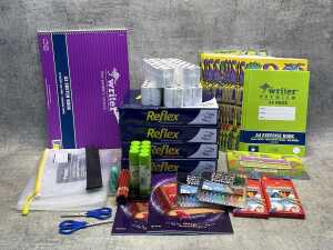 Group of office supplies