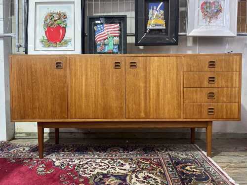 5 · Wrightbuilt mid-century teak sideboard, 1960s