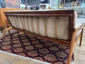 Danish Deluxe 'Inga' mid-century three piece lounge suite - 4