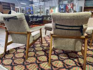 Danish Deluxe 'Inga' mid-century three piece lounge suite - 5