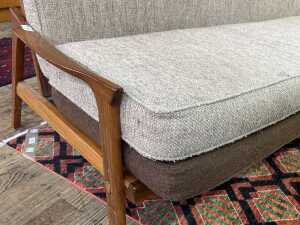 Danish Deluxe 'Inga' mid-century three piece lounge suite - 6