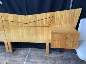 Gertner's Fine Furniture mid-century maple bed frame - 3