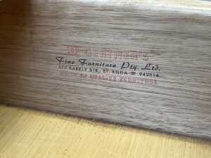 Gertner's Fine Furniture mid-century maple bed frame - 5