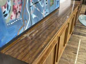 Dario Zoureff, mid-century walnut sideboard - 5