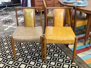 Australian mid-century teak nine piece dining suite - 3