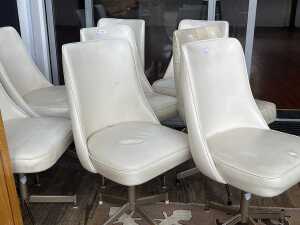 Eight mid-century kitchen chairs - 3