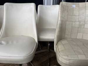 Eight mid-century kitchen chairs - 5