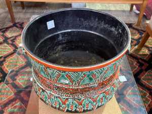 West German Spara mid-century ceramic planter - 2