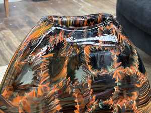 Formia Murano art glass ovoid vase - 2