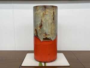 Mid-century West German pottery floor vase