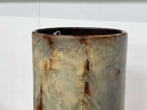 Mid-century West German pottery floor vase - 3