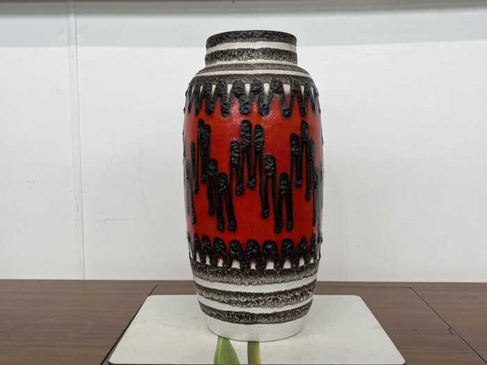 Mid-century West German Fat Lava vase