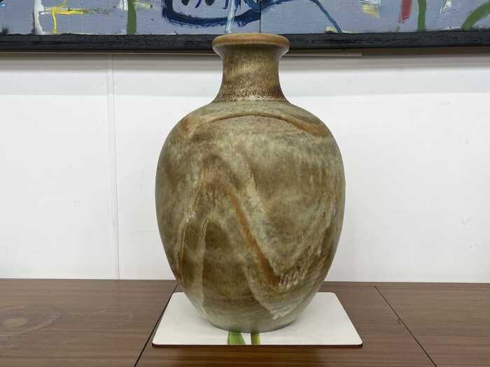 Mid-century West German pottery floor vase