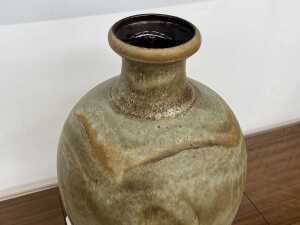Mid-century West German pottery floor vase - 2