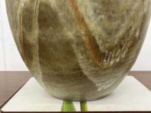 Mid-century West German pottery floor vase - 3