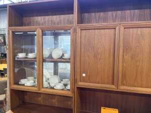 Mid-century teak wall unit in four modules - 3