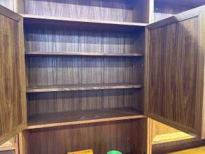 Mid-century teak wall unit in four modules - 4