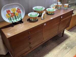 Fler '58 mid-century blackwood sideboard - 2