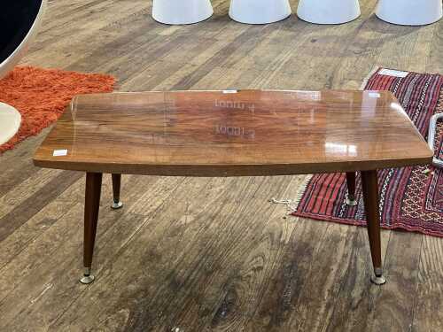 40 · Mid-century walnut coffee table