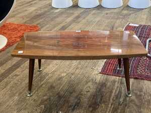 Mid-century walnut coffee table