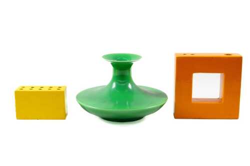 42 · Three mid-century Italian ceramic vases