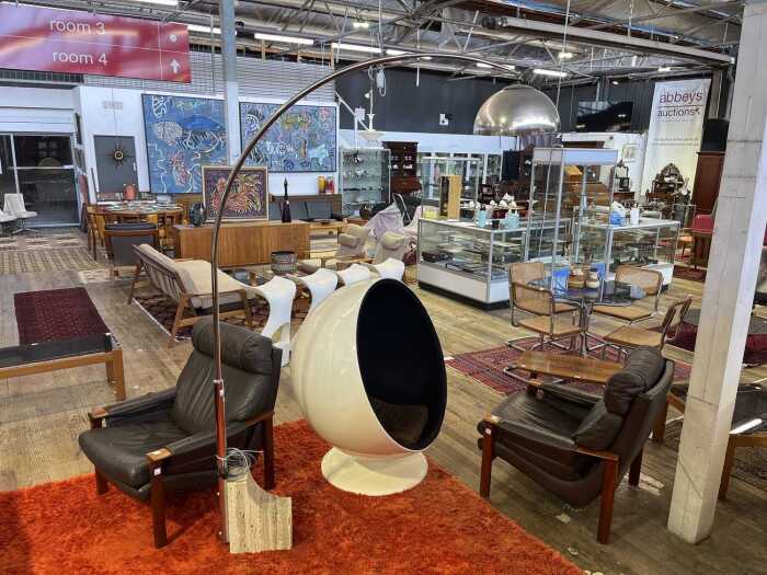 Italian arc floor lamp, c.1970s