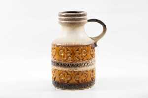 Three mid-century West German pottery jugs - 2