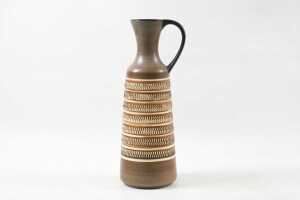 Three mid-century West German pottery jugs - 3