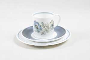 Susie Cooper for Wedgwood 'Glenmist' porcelain coffee setting for six - 2