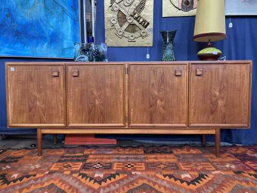 73 · Parker mid-century teak sideboard